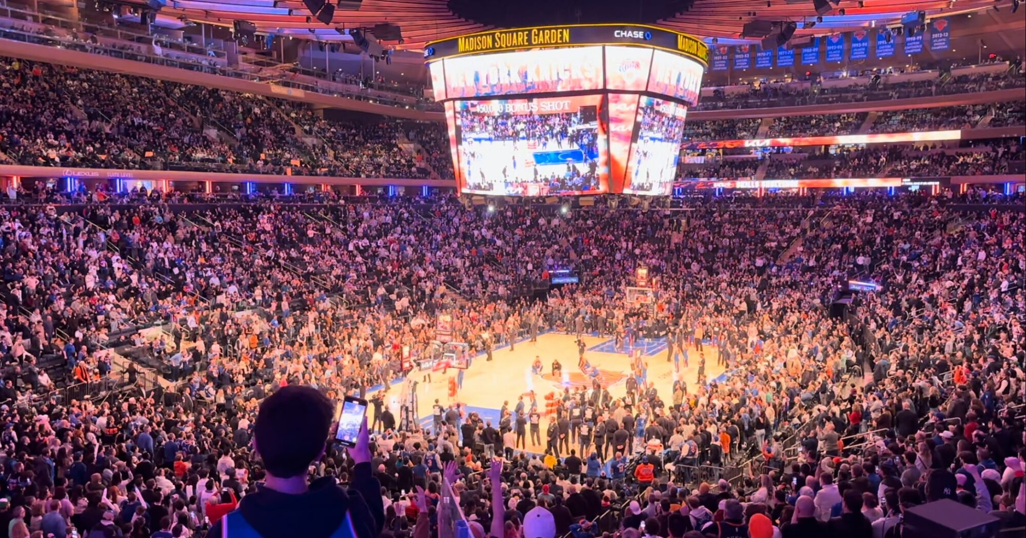 The Knicks at MSG